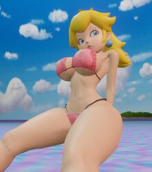 princess peach from mario (series) by temmay09