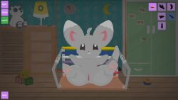 animated chinchilla cunnilingus disembodied_tongue dudemantix fingering fur furry gameplay_mechanics looking_at_viewer minccino no_sound penis plushie pokémon_(species) pokemon pokemon_(species) pussy questionable_consent spread_legs tagme tail tailjob video video_games worried_expression