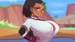 1boy 1girls 1pokemon 2d all_fours amber_eyes animated areola balls bestiality black_leggings breasts breasts_out clothed_sex clothes clothing cum cum_inside cum_overflow dark-skinned_female dark_hair dark_skin doggy_style duo duo_focus female female_penetrated feral freckles gloves heart-shaped_pupils hi_res highres huge_balls huge_testicles human large_ass large_breasts large_penis lechonk leggings male male/female male_penetrating male_penetrating_female male_pokemon/female_human multicolored_hair nemona_(pokemon) nintendo nipples no_panties orgasm penis pokemon pokemon_sv pokemon_trainer pokephilia pussy sex shinki_(artist) shirt shirt_lift short_hair sound sound_effects testicles thick_ass thick_thighs torn_clothes torn_leggings vagina vaginal vaginal_penetration vaginal_sex video voice_acted voluptuous wide_hips zoophilia