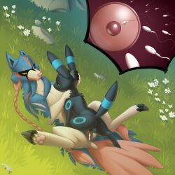 absurd_res balls black_body blue_body bodily_fluids canid canine canis cubow cum cum_in_pussy cum_inside digital_media_(artwork) duo eeveelution female female_penetrated feral genital_fluids genitals hi_res impregnation internal kurai_(kuraibre) larger_female legendary_pokémon male male/female male_penetrating male_penetrating_female mammal nintendo ovum penetration penis pokémon_(species) pokemon pussy sex size_difference smile sperm_cell umbreon vaginal_penetration vaginal_penetration video_games zacian