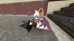 16:9 1boy 1girls 3d 3d_model 5_fingers anthro bedroom_eyes black_body black_fur black_hair blue_eyes boots canid canine custom_character_(sonic_forces) dress earpiece eyelashes eyeshadow fan_character fangs female female_on_top femdom fully_clothed garry's_mod gloves green_eyes heel_boots makeup male male/female malesub mobian mobian_(species) mobian_bat original_character rouge_the_bat sega shoes sonic_(series) sonic_adventure_2 sonic_forces sonic_the_hedgehog_(archie) sonic_the_hedgehog_(comics) sonic_the_hedgehog_(series) straight white_hair wings wolf