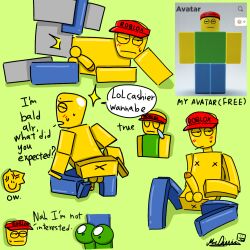 2boys artist_signature balls blocky_body gay male male_only mr_divian penis reference_image roblox roblox_avatar robloxian self_upload tagme video_games yellow_skin