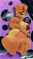 1girls 3d big_ass big_belly big_breasts big_butt big_nipples female five_nights_at_freddy's five_nights_at_freddy's_2 frebby_(luiske476) freddy_(fnaf) genderswap genderswap_(mtf) hand_on_hip hand_on_thigh laying_down luiske476 nipple_piercing skelexx skxx_elliot thick_thighs