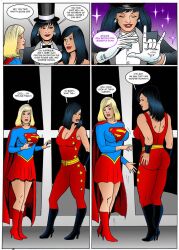 ass_expansion attribute_theft backwards_text breast_expansion comic dc_comics donna_troy justice_league manicart1 muscle_growth power_girl supergirl superman_(series) wonder_woman wonder_woman_(series) zatanna zatanna_zatara