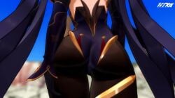 1girls 3d animated ass big_ass big_butt dat_ass genshin_impact hi_res highres htr18 large_ass light-skinned_female light_skin mona_(genshin_impact) solo sound sound_effects tagme thick_ass thick_thighs video voluptuous walking wide_hips