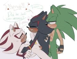 anal_sex anthro cum cum_in_pussy cum_inside cuntboy cuntboy/male furry gay gay_sex intersex penetration penis pussy scourge_the_hedgehog sega shadow_the_hedgehog sonic_(series) sonic_the_hedgehog_(series) threesome yaoi