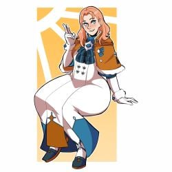 annette fantine dominic from fire emblem by bluueygooey