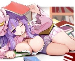 1girls big_breasts efe female patchouli_knowledge tagme touhou