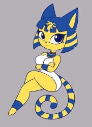 animal_crossing ankha ankha_(animal_crossing) breasts dativyrose female jpeg looking_at_viewer nintendo signature tagme