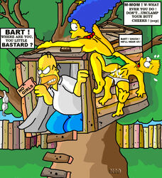 bart_simpson cheating_wife female homer_simpson human incest male marge_simpson necron99 straight tagme the_simpsons