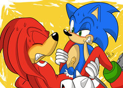 knuckles the echidna from sonic (series) by urbie