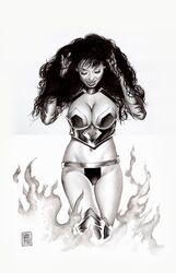 eternals_(marvel_extraterrestrial_race) female gene_espy marvel marvel_comics monochrome sersi