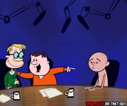 karl_pilkington ricky_gervais stephen_merchant tagme the_ricky_gervais_show