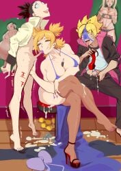 1girls 2boys adult age_difference anal_beads beads black_hair blonde_hair blowjob blue_eyes boruto:_naruto_next_generations bra cheating cheating_mother cheating_wife cheating_with_son clothes_on_floor clothes_removed crossed_legs erect_nipples excessive_cum fellatio fetish fkf foot_fetish green_eyes holding_object incest kimono_removed legwear lingerie lipstick looking_pleasured makeup mature mature_female mature_woman milf mmf mmf_threesome mother mother_and_son multiple_boys nail_polish nara_shikadai naruto naruto_(series) object_between_breasts older_female older_woman_and_teenage_boy older_woman_and_younger_boy one_shoe open_toe_shoes oral oral_sex panties_on_face penis_in_mouth pervert pleasure_face ribbon ring rolling_eyes sash sex_toy shoe_removed shoejob single_shoe sitting son spread_legs squatting standing stockings teenager temari thick_thighs tiptoes underwear uzumaki_boruto wedding_ring yellow_hair younger_male