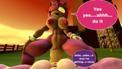 amy rose from sonic (series) by five (artist)
