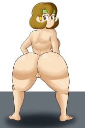 1girls 5-volt anus ass big_ass bubble_butt fat_ass female female_only huge_ass looking_at_viewer looking_back mario_(series) milf nintendo_moms_animation_(minus8) nude nude_female pussy solo thick_thighs tool01k warioware