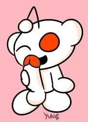 alien licking_penis male male_only reddit smile snoo wink yungknight