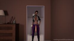 3d futa_only futanari nothingman626_(artist) saints_row saints_row_the_third shaundi