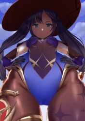 mona (genshin impact) from genshin impact by nyahpa20