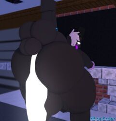 2boys big_ass big_balls big_butt big_penis cum cum_in_ass cum_inside enderman femboy hb_(hb_the_ender) hbtheender lowres male_only minecraft original original_characters perching_position rosse_(stemingbunbun)