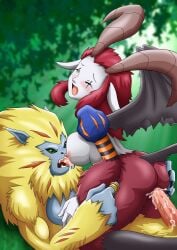 apemon bbmbbf cowgirl_position digimon fur furry mephistomon palcomix palcomix_team palcomix_vip palcomixvip.com yiff