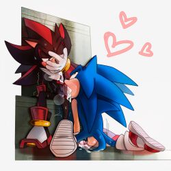 anodecristo anthro blowjob cum cum_drip cum_in_mouth exposed_torso footwear furry gay handwear humanoid penis sega shadow_the_hedgehog sonadow sonic_(series) sonic_the_hedgehog sonic_the_hedgehog_(series) yaoi