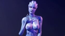 1girls 3d alien alien_girl asari bioware blue_body blue_eyes blue_nipples blue_skin boobs breasts completely_naked completely_nude completely_nude_female female female_only liara_t'soni mass_effect medium_breasts naked nipples nude nude_female peace_sign rescraft solo solo_female tits