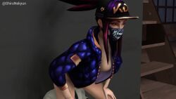 1boy 1girls 3d akali animated ass ass_focus ass_shake big_ass big_breasts big_butt blue_hair breasts bubble_ass bubble_butt clothed clothing dat_ass duo duo_focus earrings erect_nipples eyebrows_visible_through_hair eyelashes facesitting fart fart_without_cloud farting feet female female_focus funny genitals hair human jacket japanese_clothes k/da_akali k/da_series knee_boots kneeling latex league_of_legends light-skinned_female light_skin riot_games shironekyun solo sound source_filmmaker tagme thighs tight_clothes tight_clothing tight_fit video zero_suit