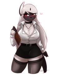 absol alfredlinsh anthro big_breasts blush blushing breasts female nintendo pokémon_(species) pokemon pokemon_(species) tagme