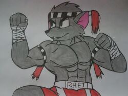 anthro brutal_paws_of_fury furry male male_only muscular_male rhei_rat