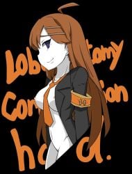 breasts business_suit hod_(lobotomy_corporation) library_of_ruina lobotomy_corporation project_moon tagme tie