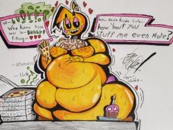 toy chica (fnaf) from five nights at freddy's by stempura