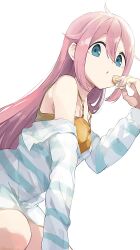 bra hiroki_yyqw7151 kagamihara_nadeshiko looking_at_viewer white_background yurucamp