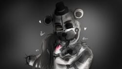 count_the_ways fazbear_frights five_nights_at_freddy's five_nights_at_freddy's:_sister_location funtime_freddy_(fnafsl) millie_fitzsimmons monochrome