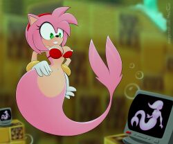 amy rose from sega by hyperflannel