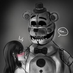 count_the_ways fazbear_frights five_nights_at_freddy's five_nights_at_freddy's:_sister_location funtime_freddy_(fnafsl) millie_fitzsimmons monochrome