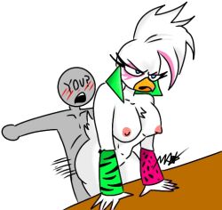 glamrock chica (fnaf) from five nights at freddy's by omegamax pero horny.