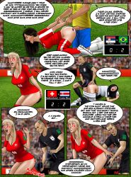 2018_fifa_world_cup anal anal_sex ass bottomless brazil buttplug comic costa_rica defeat defeated dialogue english_text extro football huge_buttplug humiliation katarina_sreckovic male mass_rape multiple_boys multiple_girls nestor_fabian_pitana painal penalty_game rape referee score serbia sex_toy soccer soccer_shoes soccer_uniform socks sport sports straight switzerland trash_talk uniform victory world_cup