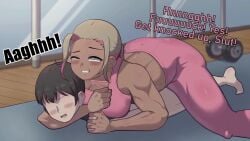 1boy 1futa age_difference anal anal_penetration anal_sex animated ass athletic athletic_futanari big_breasts big_dom_small_sub big_penis blush boy_pussy bubble_ass bubble_butt bussy caption captured choke_hold dakkoku_jiro deep_penetration dumbbell english english_text erect_penis erection forced futa_is_bigger futa_on_male futadom futanari gym height_difference holding_hands huge_breasts huge_cock large_breasts large_penis laying laying_down laying_on_stomach longer_than_2_minutes longer_than_30_seconds longer_than_one_minute male malesub moan moaning muscular muscular_futanari older_dom_younger_sub older_futanari on_stomach penetration penis_size_difference prone_bone rape rough_sex sex size_difference sound sound_effects sportswear submissive tagme text thick_penis thrusting thrusting_into_ass veiny_penis video