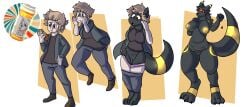 fertifo0 furry gender_transformation genderswap_(mtf) hybrid mtf_transformation pills pokemon pokemon_(species) tagme transformation umbreon