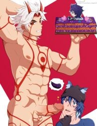 arataki itto from genshin impact by hatsuki art