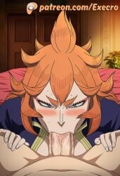 1boy 1boy1girl 1girls 2d ai_assisted ai_generated anime anime_style areolae aroused bare_breasts big_breasts black_clover blowjob blue_eyes blush breasts breasts_exposed cock confident dick erection execro female hi_res highres intimacy irrumatio kneeling lactating lactation large_breasts long_hair male male_pov mereoleona_vermillion milk milking_breasts naked naked_female nipples novelai nude nude_female on_knees orange_hair patreon penis penis_in_mouth perky_breasts pink_nipples pleasure pleasured pov service soft_breasts sucking sucking_penis uncensored upper_body veiny_penis watermark