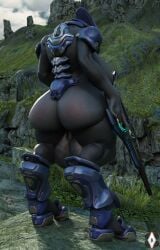 1futa 3d alien anthro armor ass ass_focus balls big_ass big_balls big_breasts big_penis breasts claws futa_only futanari gabrielarchgod grey_body grey_skin halo_(game) halo_(series) highres huge_ass huge_balls huge_breasts huge_cock penis sangheili solo thick_thighs wide_hips