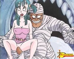 bandages_the_mummy bulma_briefs dragon_ball female hentai-mania human male straight