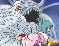 ass bandages_the_mummy bulma_briefs dragon_ball female hentai-mania human male straight