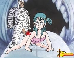 bandages_the_mummy bulma_briefs dragon_ball female hentai-mania human male straight