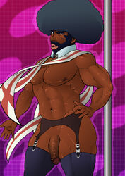 dark-skinned_male garterbelt_(psg) male_only panty_&_stocking_with_garterbelt tagme