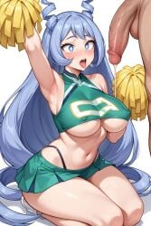 ai_generated cum hadou_nejire my_hero_academia nejire_hado penis tongue tongue_out