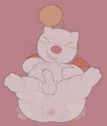 2025 antennae_(anatomy) anthro anus ass back_wings balls blush body_hair butt_hair cafongterua chest_tuft final_fantasy genitals lying male mammal moobs moogle musk musk_clouds musky_butt navel on_back open_mouth open_smile overweight overweight_anthro overweight_male penis pom_antennae presenting presenting_hindquarters round_nose short_stack small_balls small_penis smile solo spread_butt spread_legs spreading square_enix suggestive_pose tuft wings