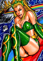 1girls amora_the_enchantress artist_request female female_only marvel marvel_comics solo sylvie_lushton tagme thor_(series) young_masters